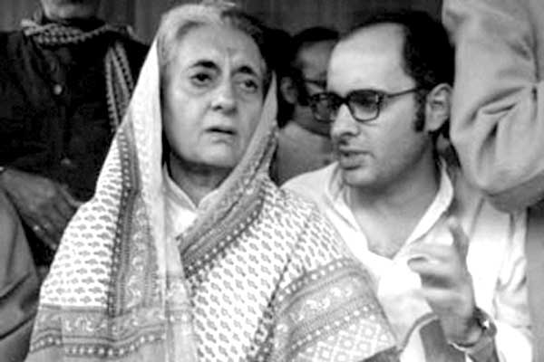 Indira Gandhi and Sajay Gandhi - the master brain and architects of 1977 national emergency