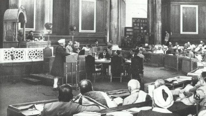 Constituent Assembly of India is in Session